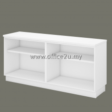 Q-YOO7160-YOO7180-WH COMBINATION LOW CABINET (DUAL OPEN SHELF)